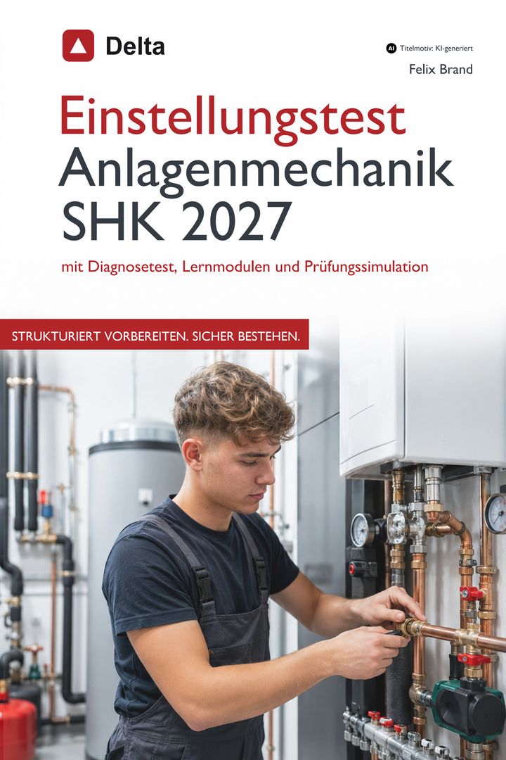 Buchcover: Einstellungstest Anlagenmechanik SHK 2027