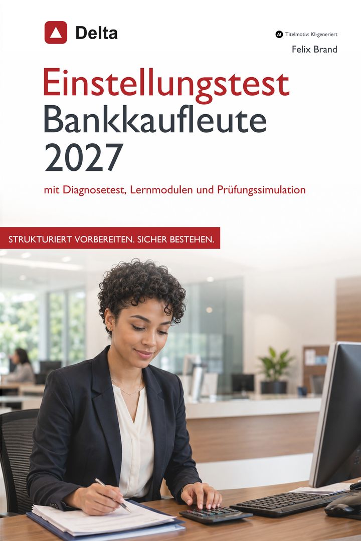 Buchcover: Einstellungstest Bankkaufleute 2027