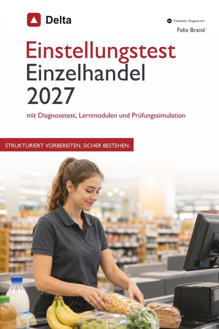 Buchcover: Einstellungstest Einzelhandel 2027