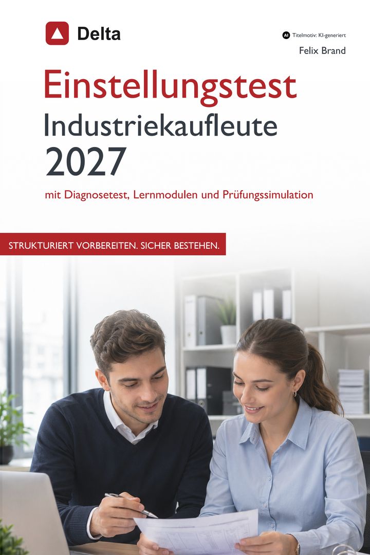 Buchcover: Einstellungstest Industriekaufleute 2027