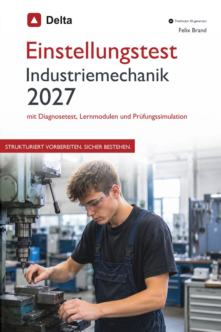 Buchcover: Einstellungstest Industriemechanik 2027