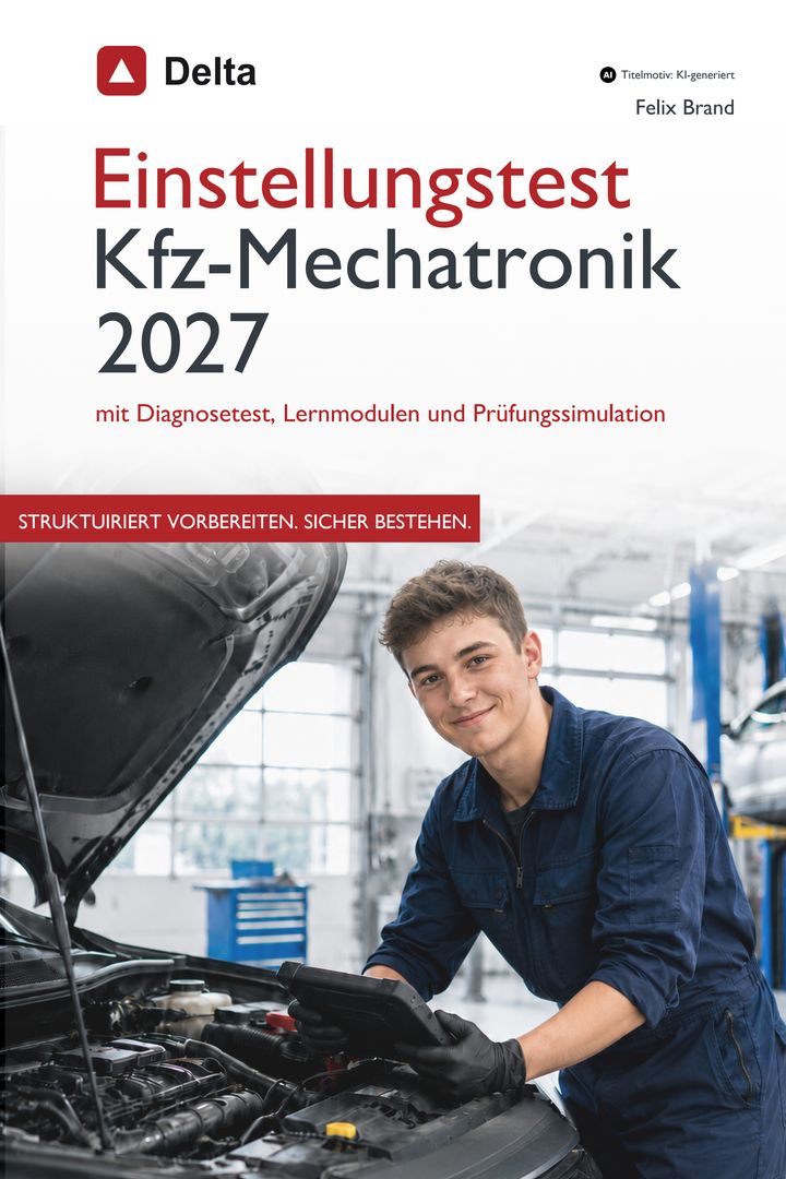 Buchcover: Einstellungstest Kfz-Mechatronik 2027