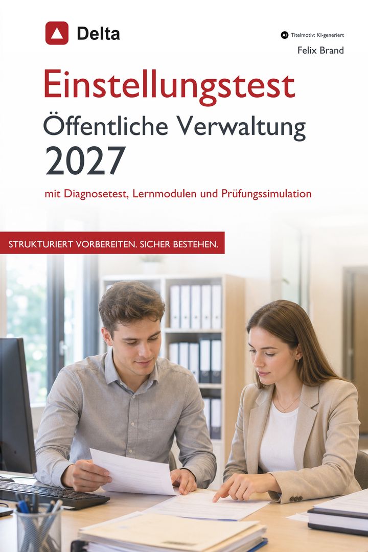 Buchcover: Einstellungstest Öffentliche Verwaltung 2027