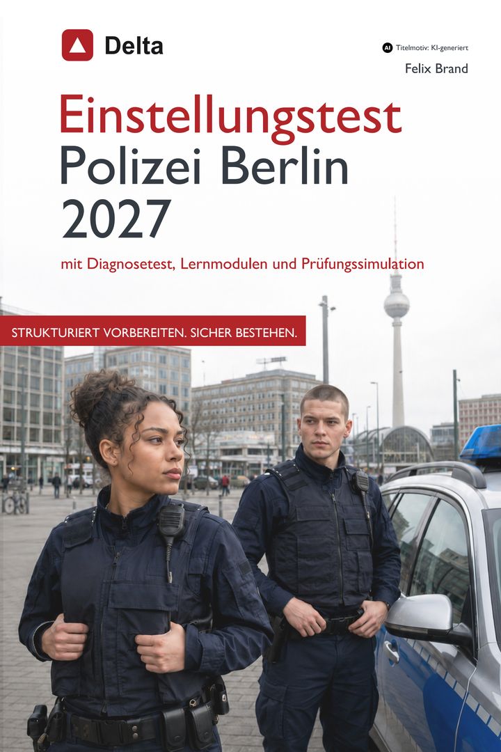 Buchcover: Einstellungstest Polizei Berlin 2027