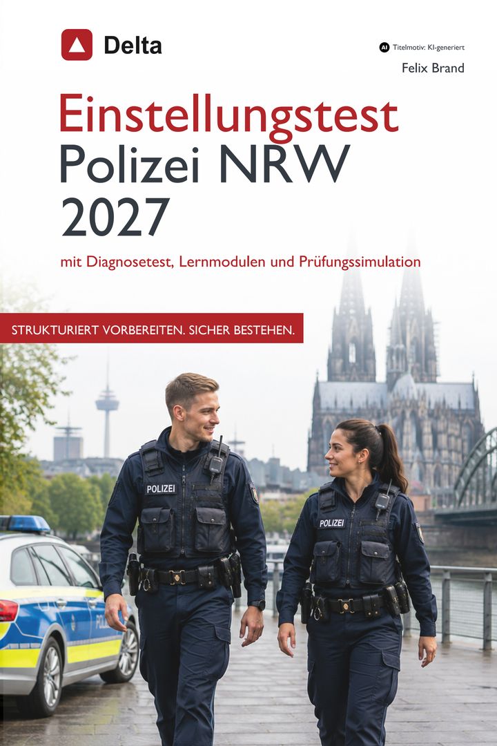 Buchcover: Einstellungstest Polizei NRW 2027