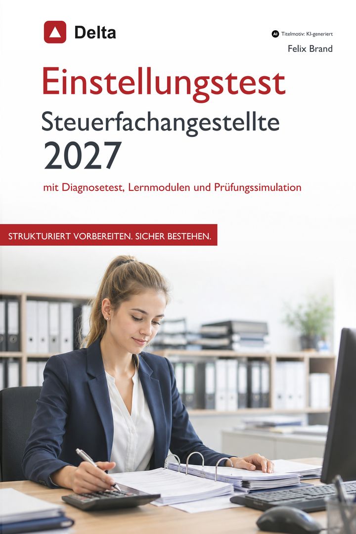 Buchcover: Einstellungstest Steuerfachangestellte 2027